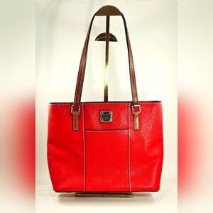 Dooney & Bourke Lexington Shoulder Purse in bright Christmas / Ferrari Red !